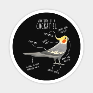 Cockatiel Anatomy Magnet